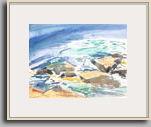 Cynthia Sobel   "Schoodic Rocks"   2006   12" x 15&frac12;"